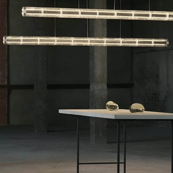 Elvaron – Nordische Pendelleuchte aus Aluminium mit Glasdiffusor