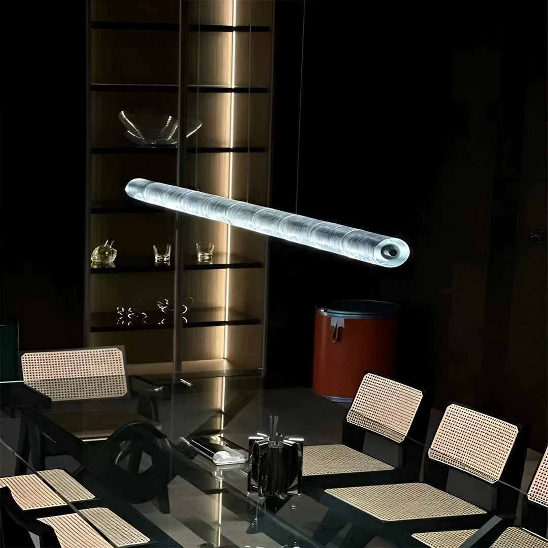 Elvaron – Nordische Pendelleuchte aus Aluminium mit Glasdiffusor