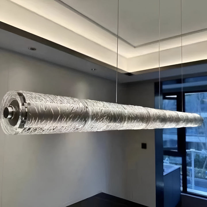 Elvaron – Nordische Pendelleuchte aus Aluminium mit Glasdiffusor