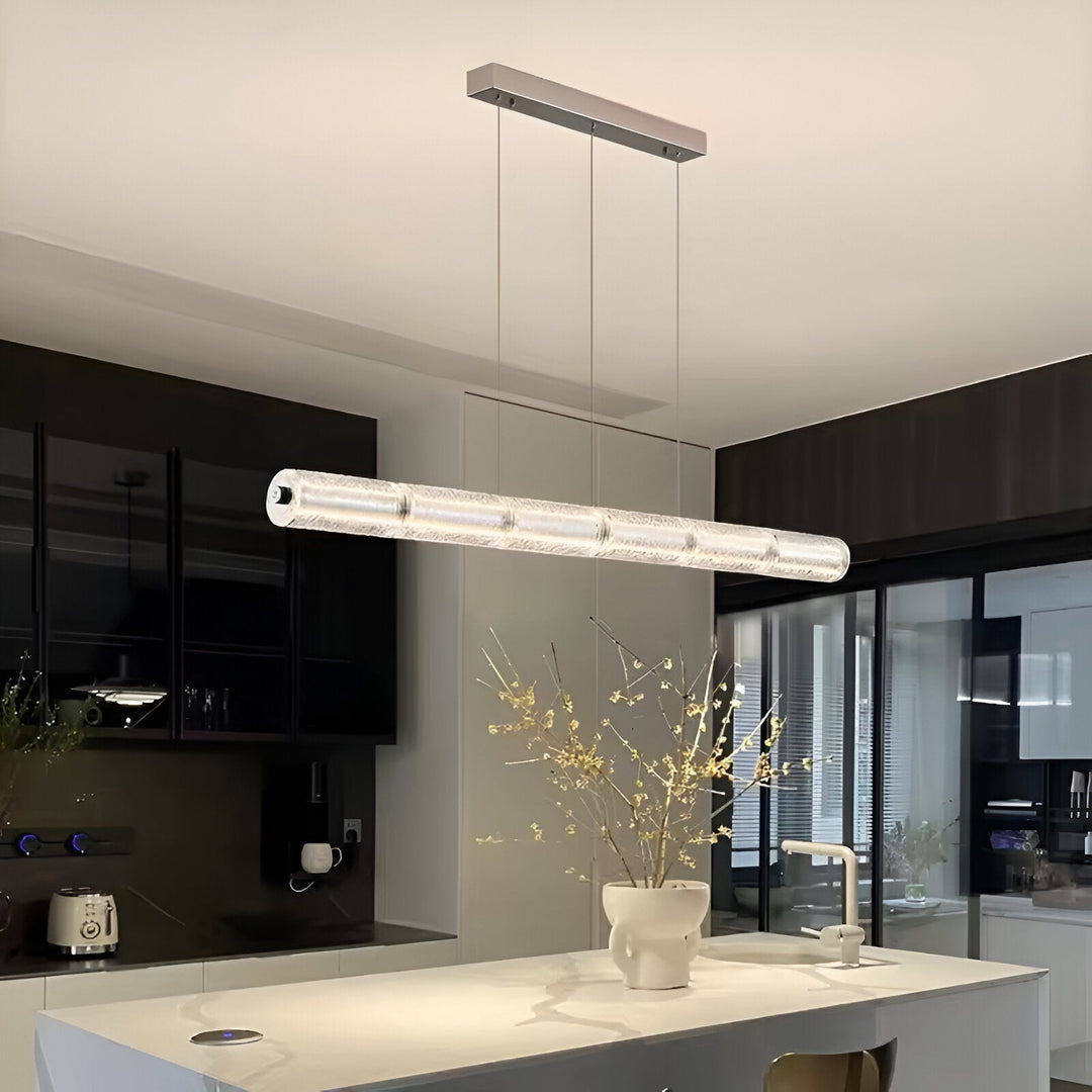 Elvaron – Nordische Pendelleuchte aus Aluminium mit Glasdiffusor