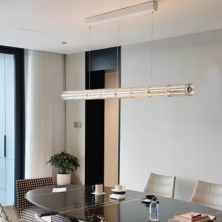 Elvaron – Nordische Pendelleuchte aus Aluminium mit Glasdiffusor