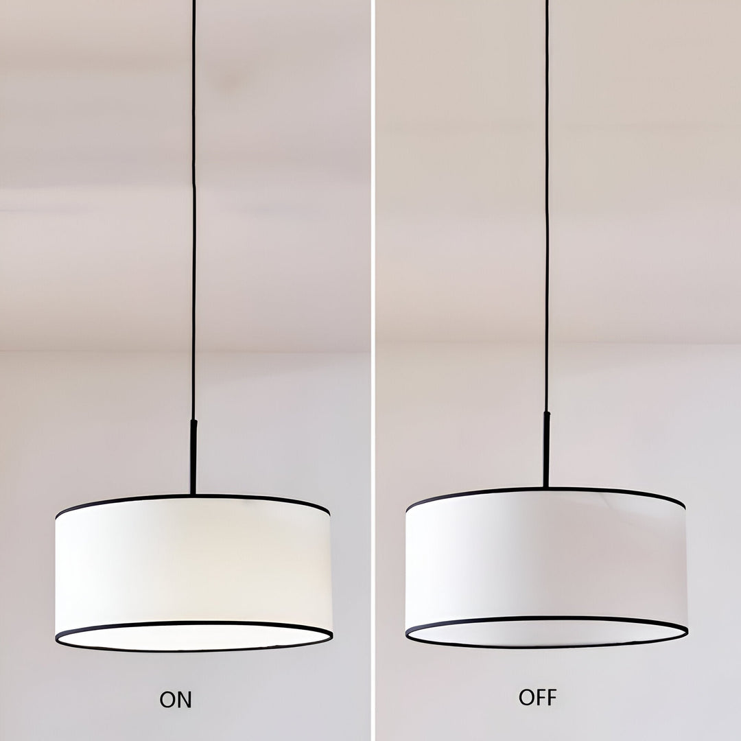 Elina – Pendelleuchte Stoff Nordic Cream Stil Weich Elegant