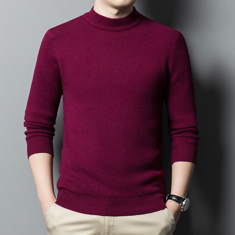 Mock-Neck-Pullover mit Stehkragen