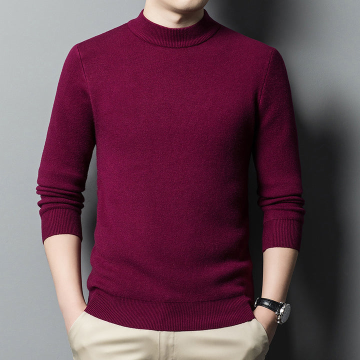Mock-Neck-Pullover mit Stehkragen