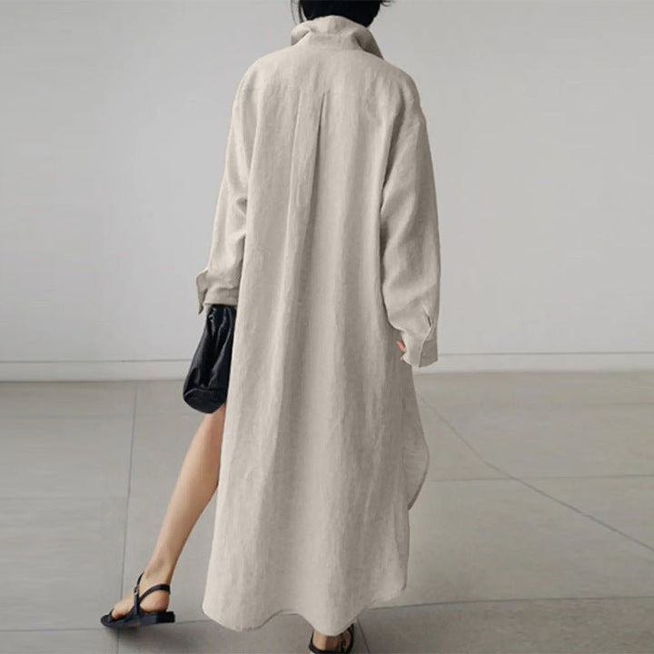 Aroha – Oversized Leinen Hemdkleid