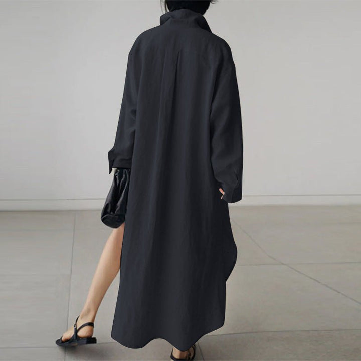 Aroha – Oversized Leinen Hemdkleid