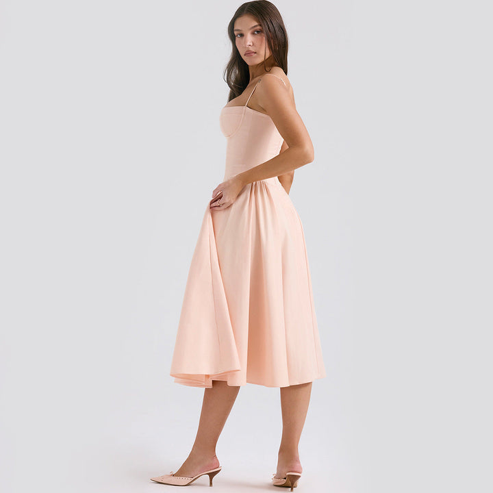 Ysolde – Corset Midi Kleid Damen