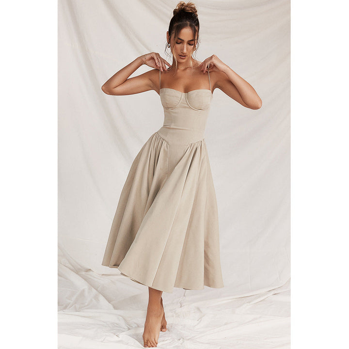 Ysolde – Corset Midi Kleid Damen