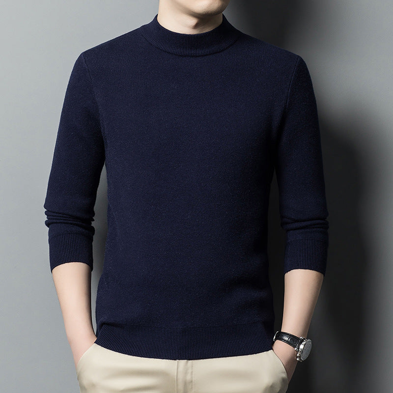 Mock-Neck-Pullover mit Stehkragen