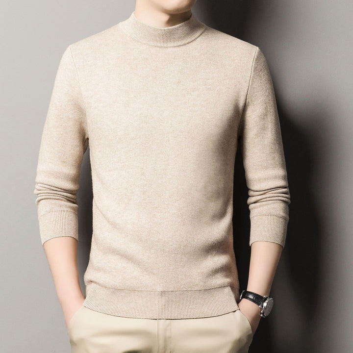 Mock-Neck-Pullover mit Stehkragen