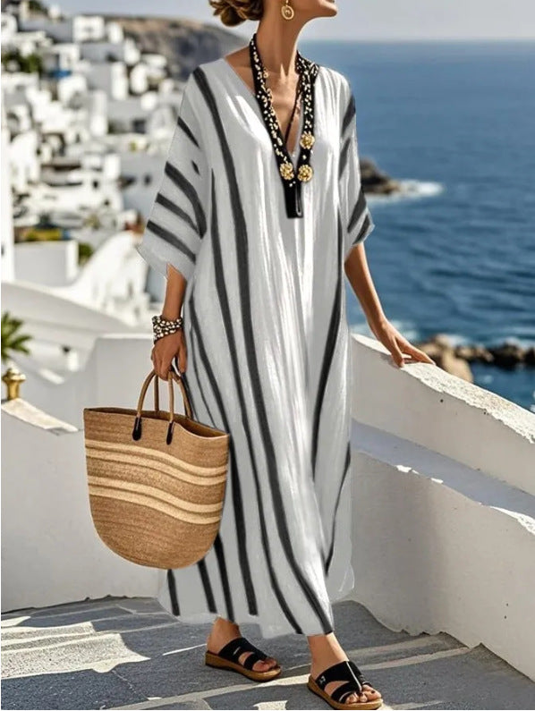 Veyrano – Langes Kaftan Kleid Elegant