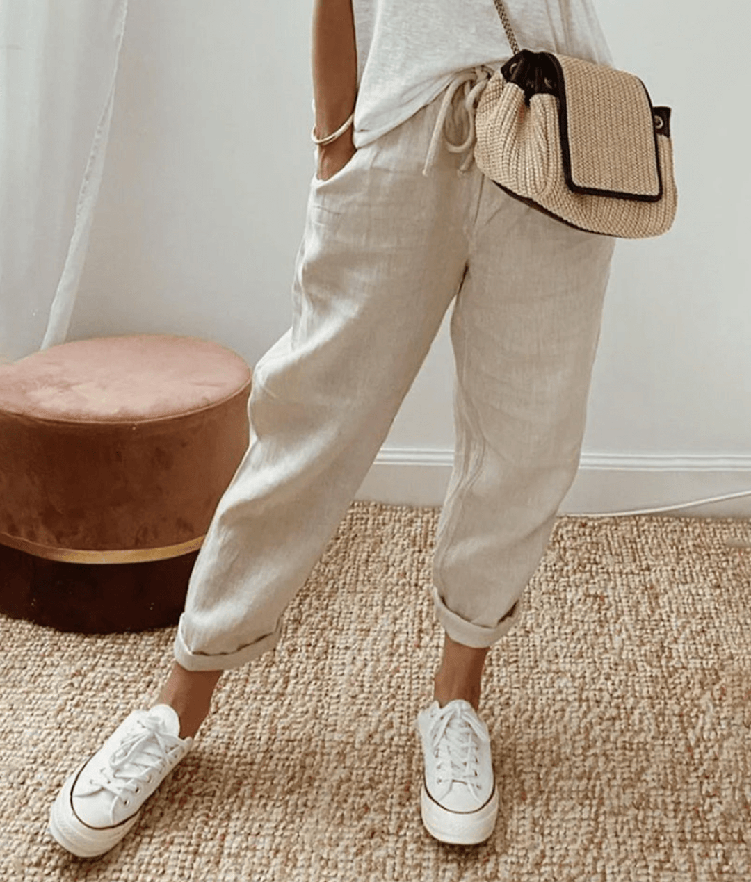 Women Pull-On Dress Pants Elegant Comfort Stretch - Image 2