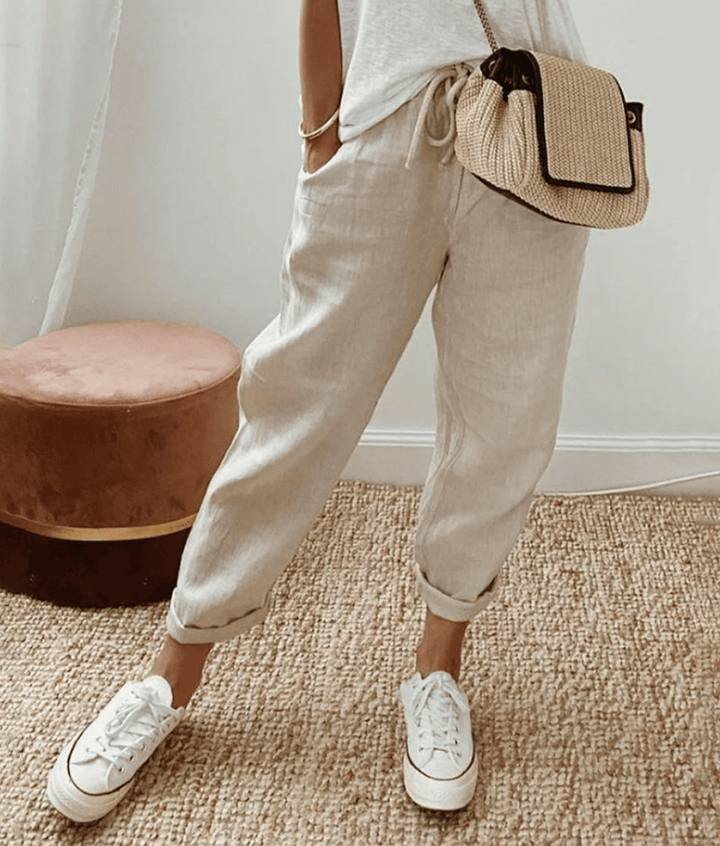 Women Pull-On Dress Pants Elegant Comfort Stretch - Image 2