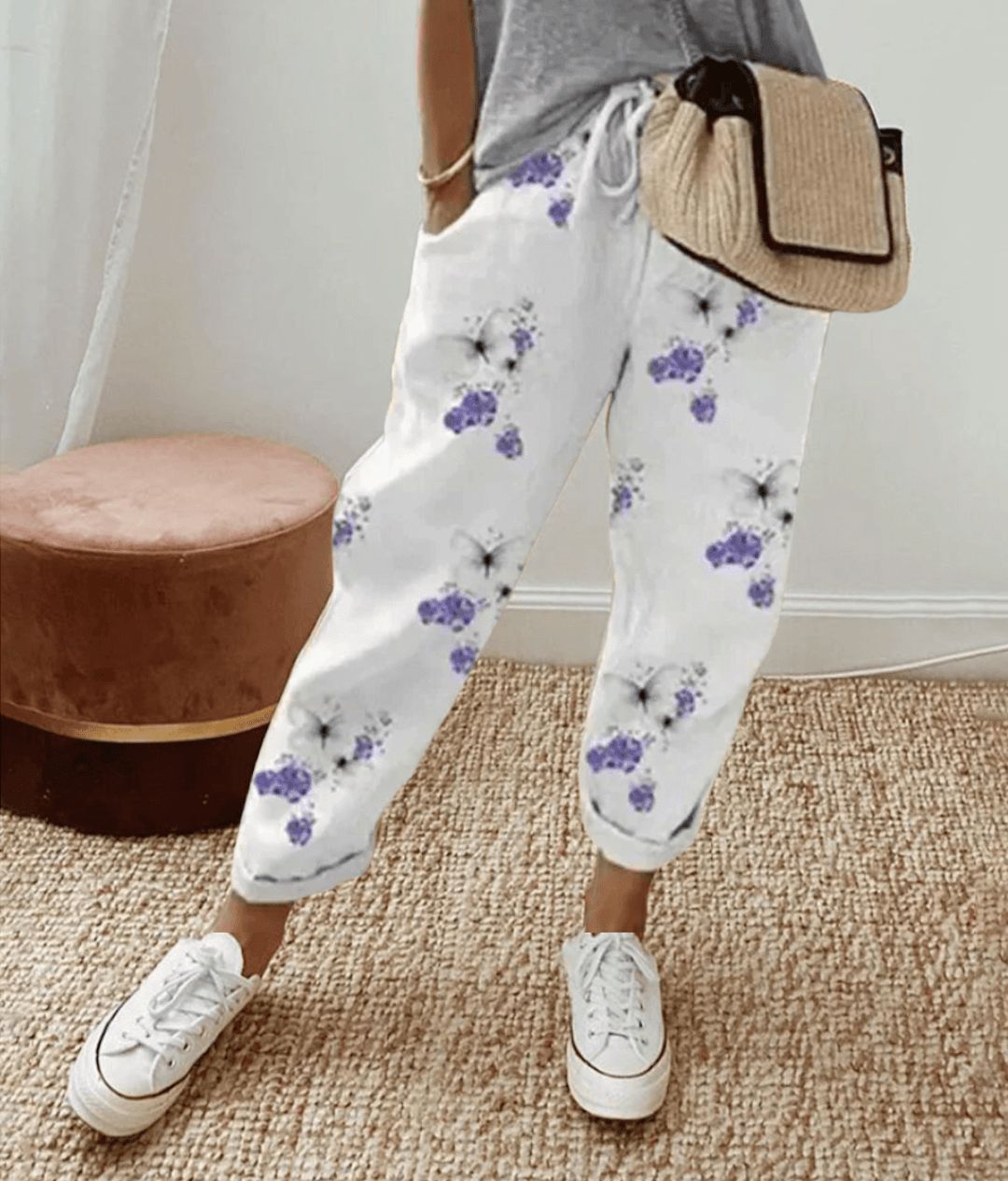 Women Pull-On Dress Pants Elegant Comfort Stretch - Image 4