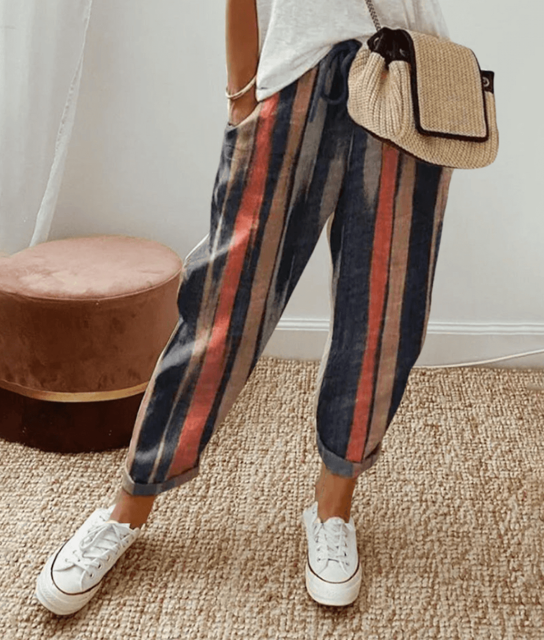 Women Pull-On Dress Pants Elegant Comfort Stretch - Image 3