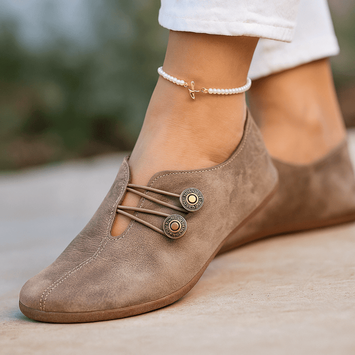 Barfußschuhe Damen Leder breite Passform flexibel - Image 2