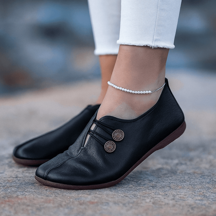 Barfußschuhe Damen Leder breite Passform flexibel - Image 3