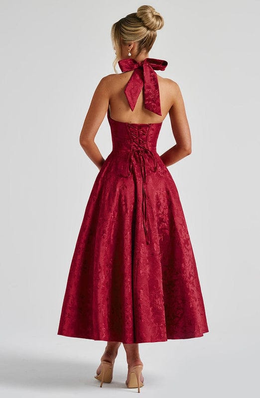 Rafaelis - Ärmelloses A Linie Midi Kleid