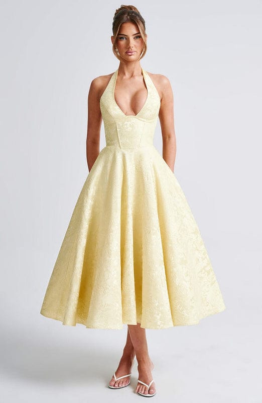 Rafaelis - Ärmelloses A Linie Midi Kleid