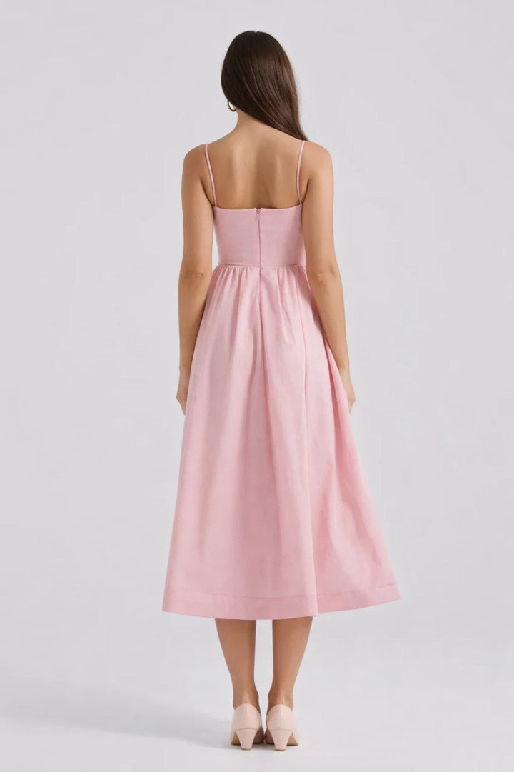 Solévia - Elegantes Midi Sommerkleid