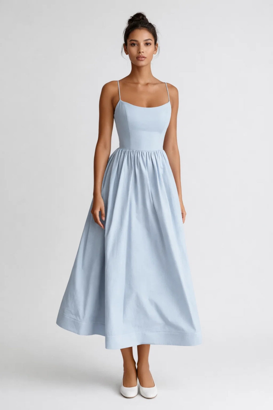 Solévia - Elegantes Midi Sommerkleid
