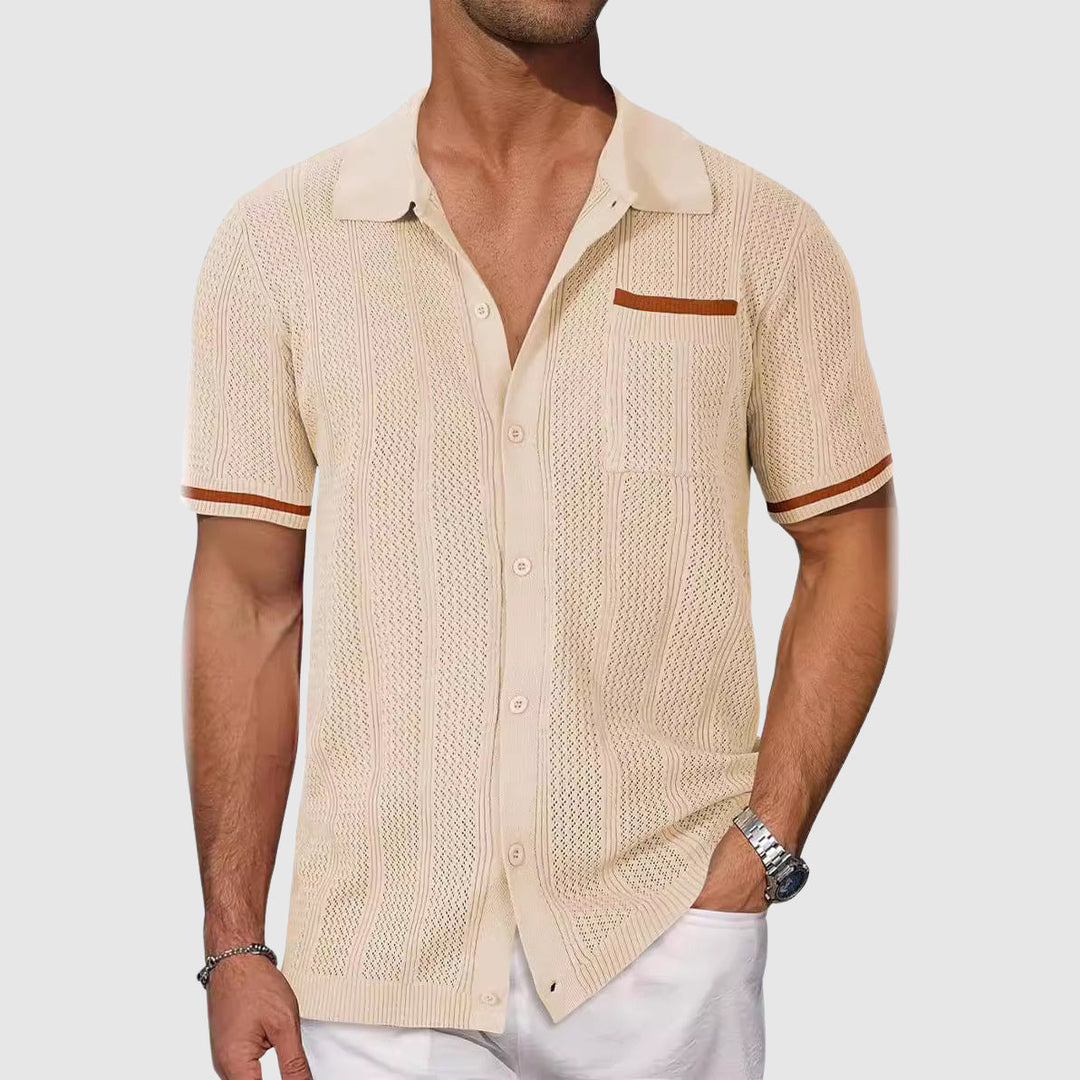 Herren Leinenhemd bügelfreies Sommerhemd Leinenmischung - Image 3