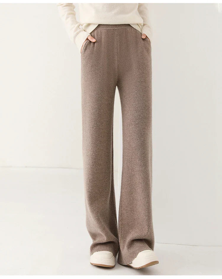 Randee - Merino Damenhose Mit Hohem Bund