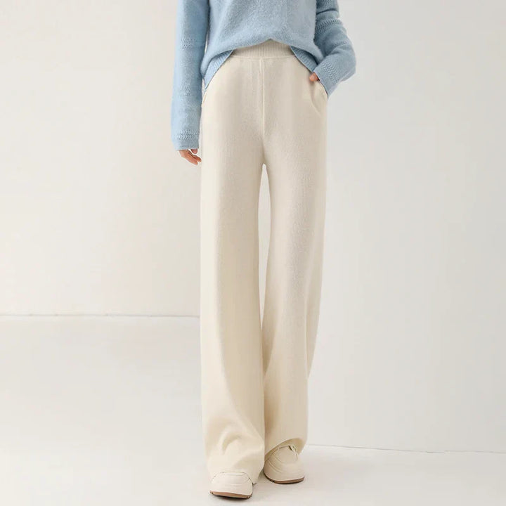 Randee - Merino Damenhose Mit Hohem Bund