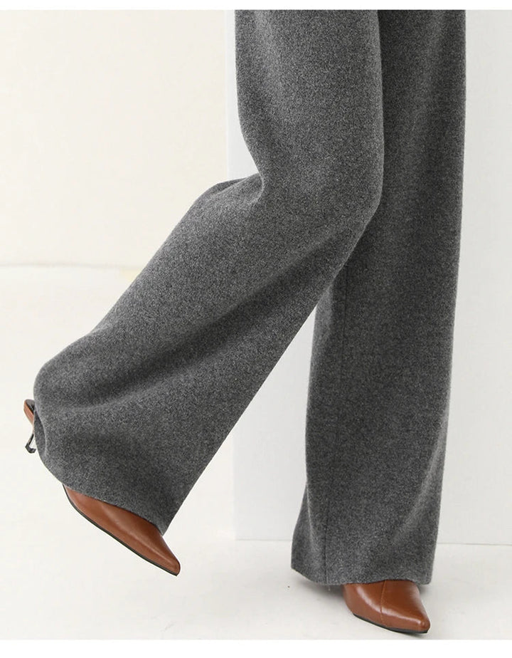 Randee - Merino Damenhose Mit Hohem Bund