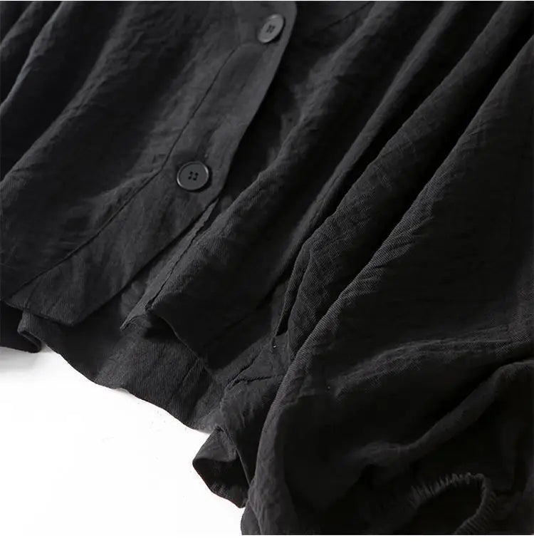 Elivara - Sommer Leinenbluse Damen