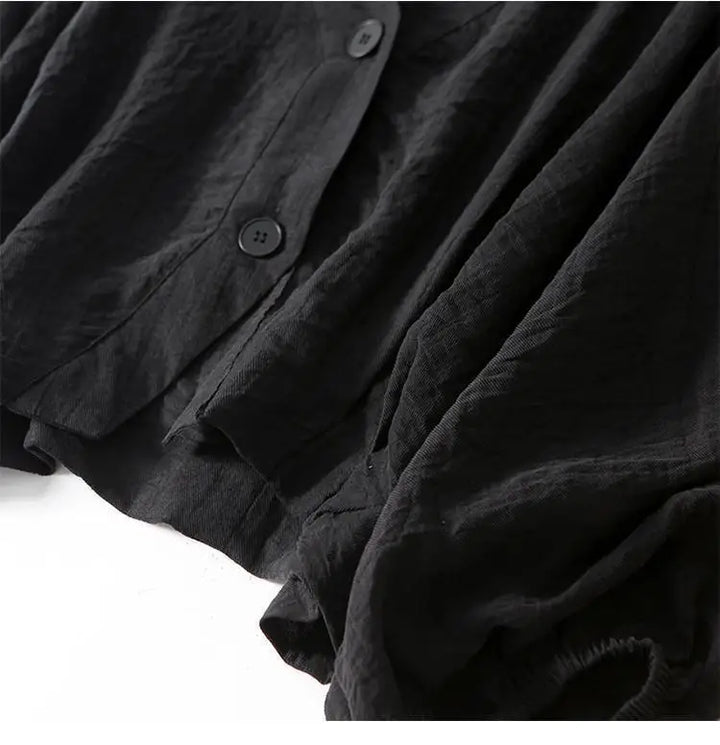 Elivara - Sommer Leinenbluse Damen