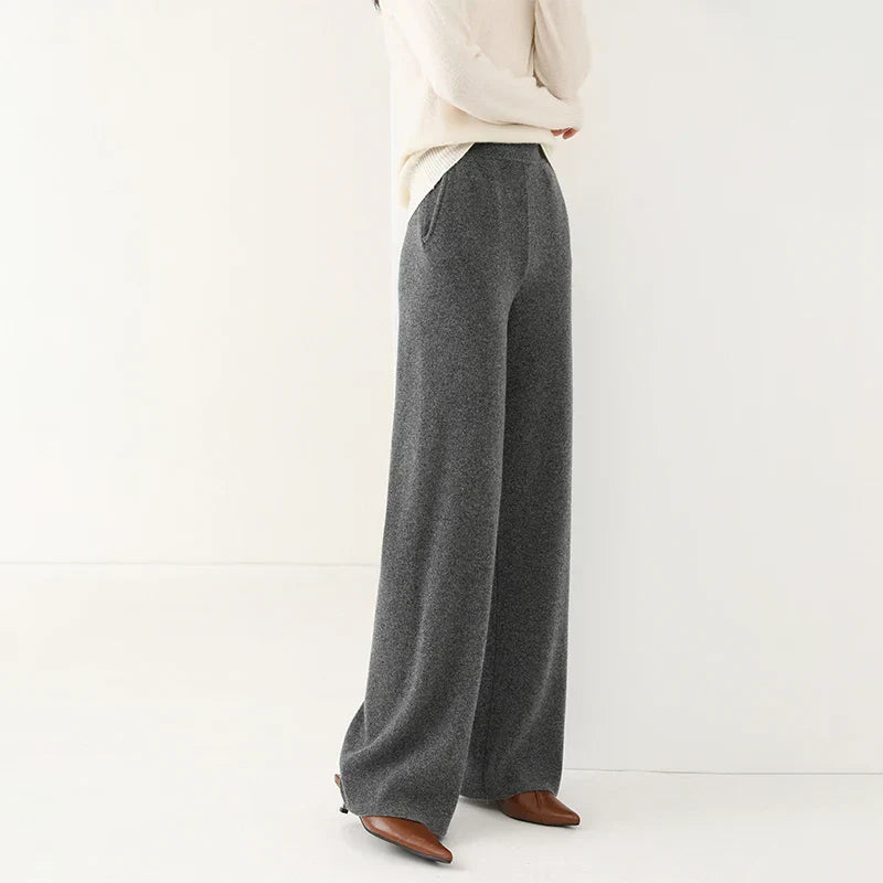 Randee - Merino Damenhose Mit Hohem Bund