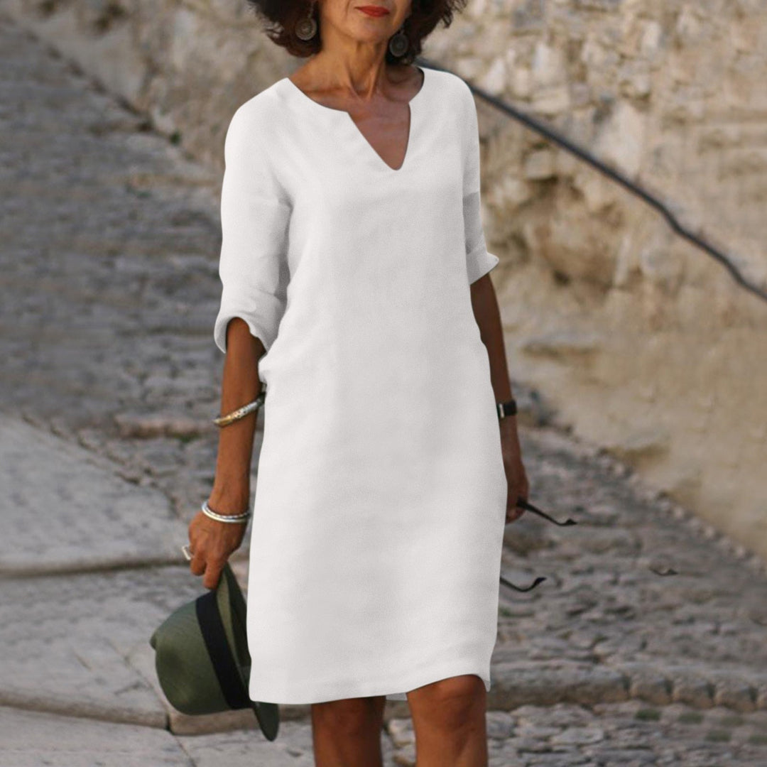 Women Stylish Midi Summer Dress - Image 7
