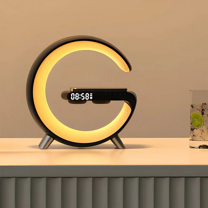 Aurelian – 3-in-1 Wecker mit Bluetooth und kabelloser Ladefunktion