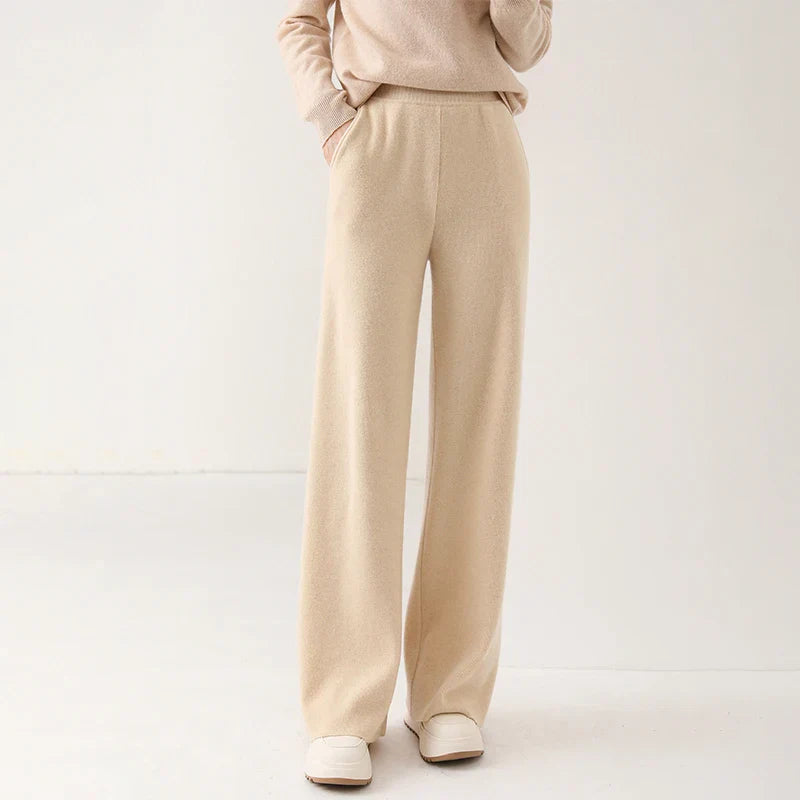 Randee - Merino Damenhose Mit Hohem Bund