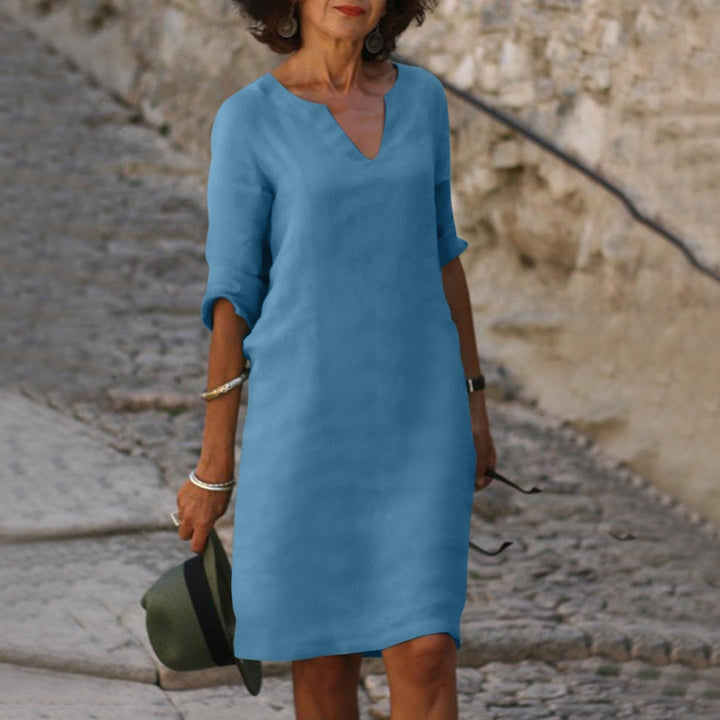 Women Stylish Midi Summer Dress - Image 3