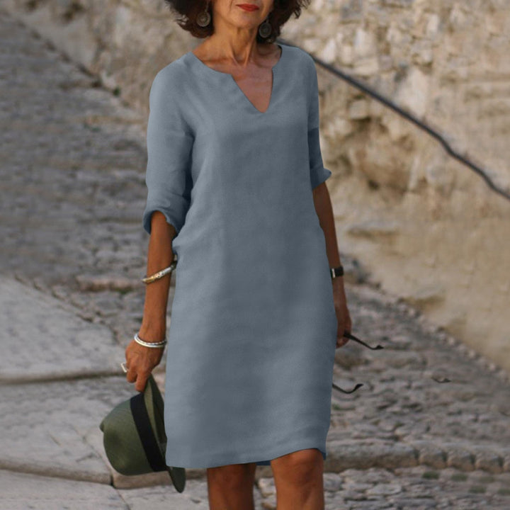 Women Stylish Midi Summer Dress - Image 12