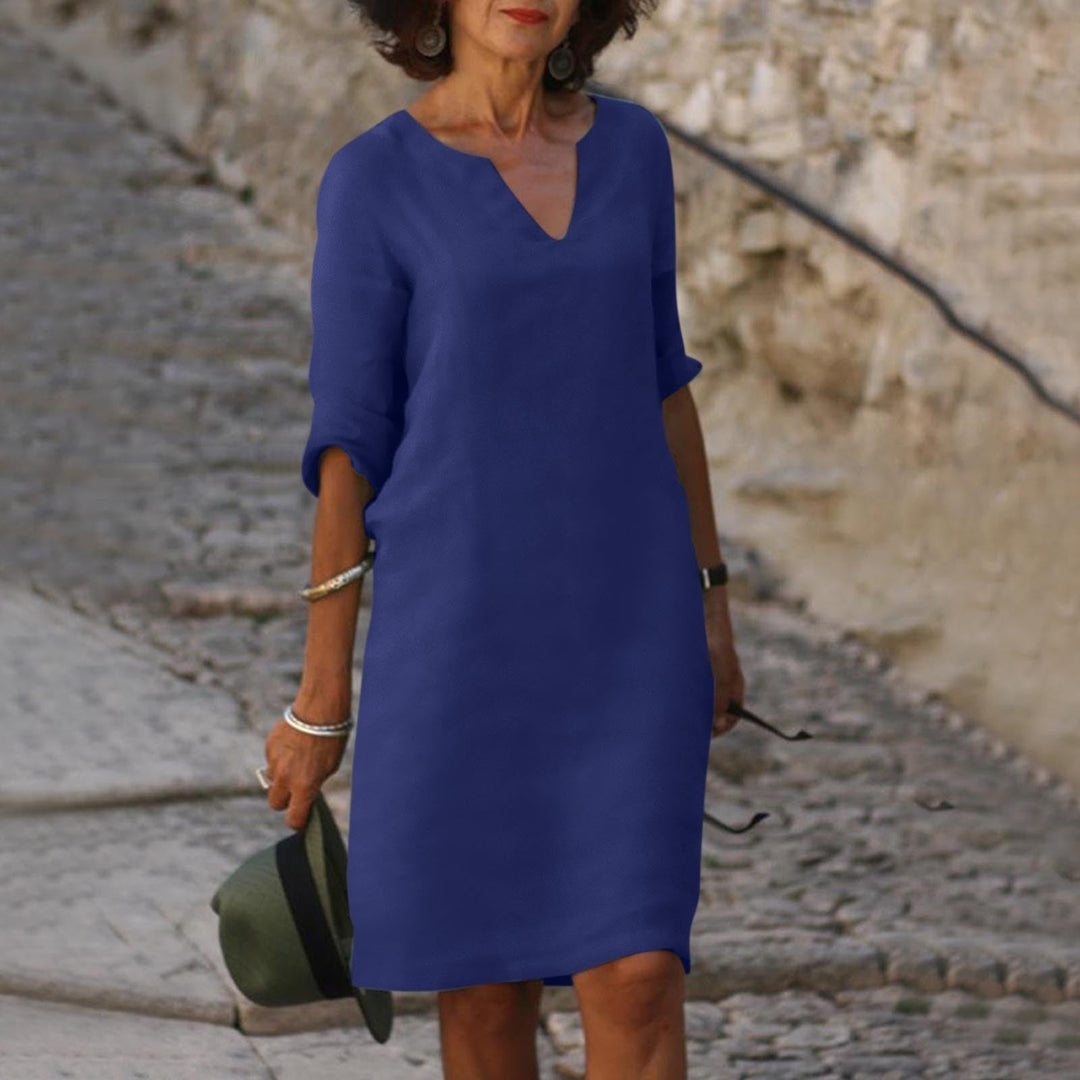 Women Stylish Midi Summer Dress - Image 6