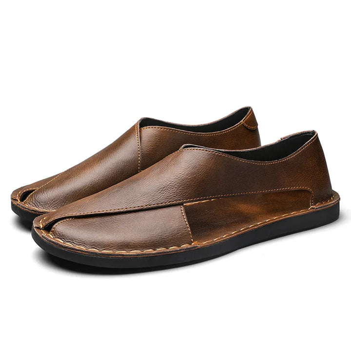 Linovar - Leder Kreuzsandalen Herren