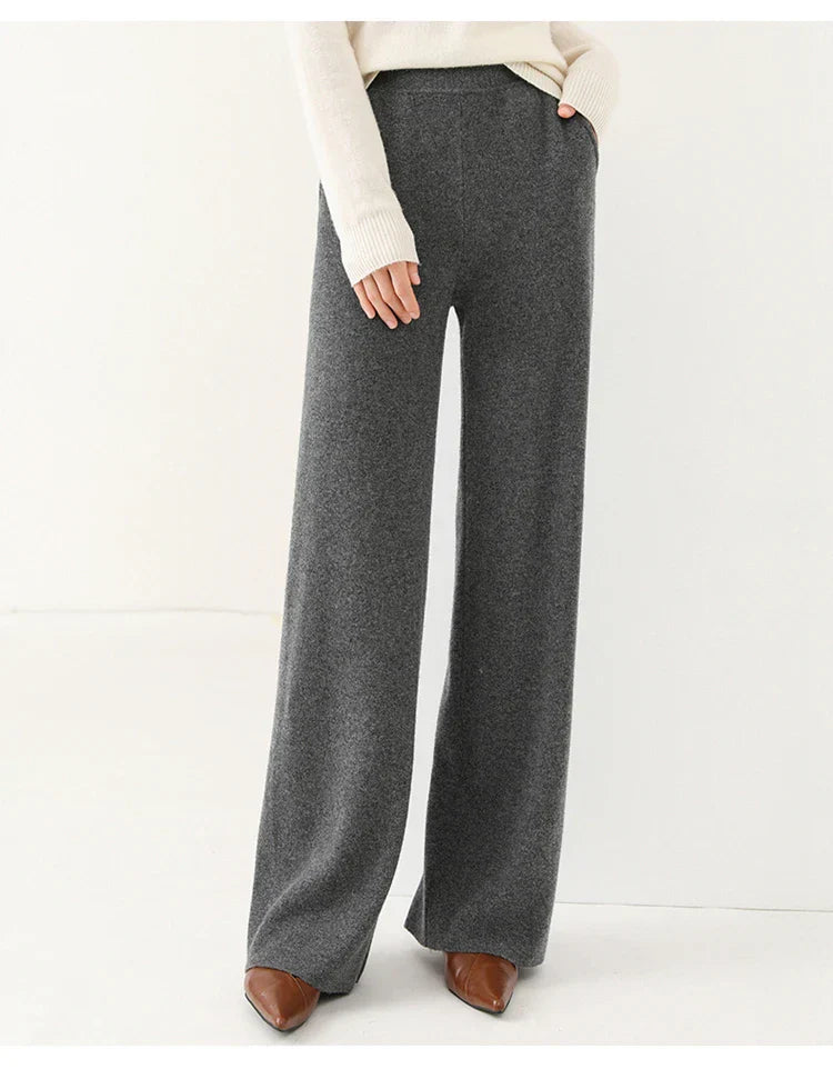 Randee - Merino Damenhose Mit Hohem Bund