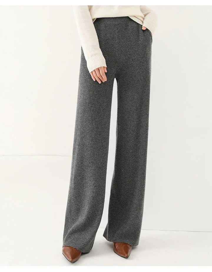 Randee - Merino Damenhose Mit Hohem Bund