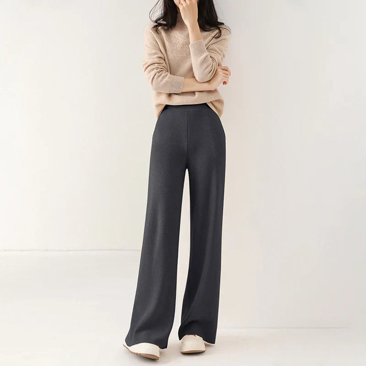 Randee - Merino Damenhose Mit Hohem Bund