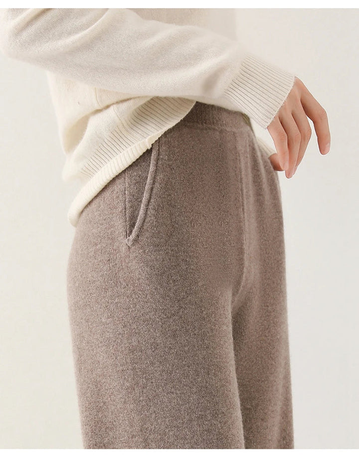 Randee - Merino Damenhose Mit Hohem Bund