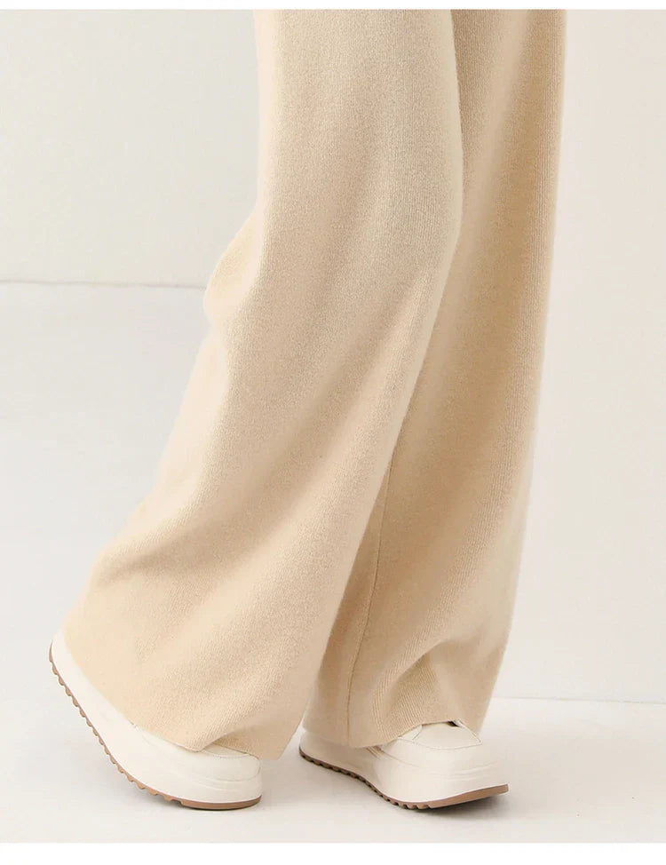 Randee - Merino Damenhose Mit Hohem Bund