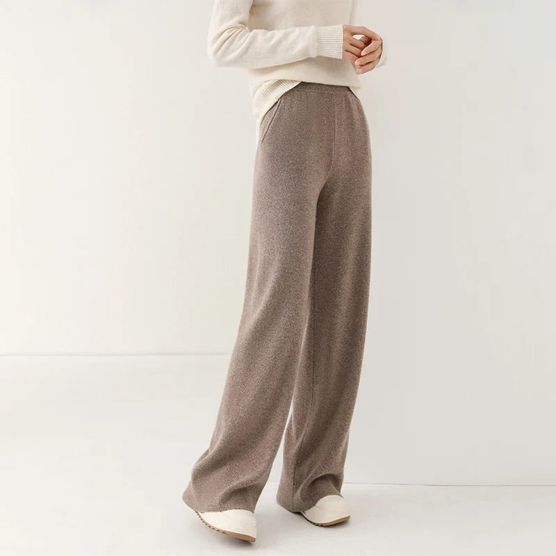 Randee - Merino Damenhose Mit Hohem Bund