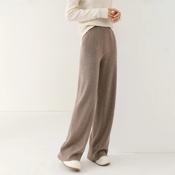 Randee - Merino Damenhose Mit Hohem Bund