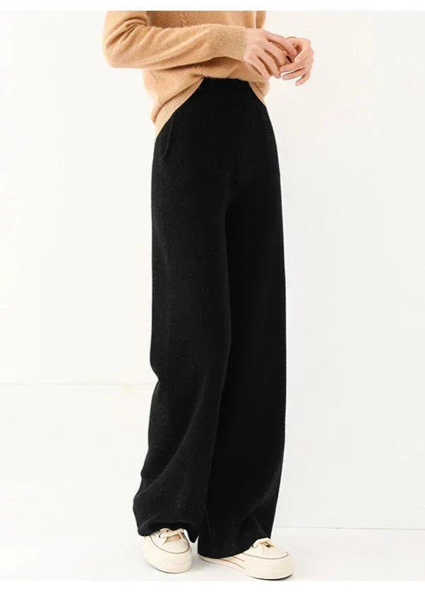 Randee - Merino Damenhose Mit Hohem Bund