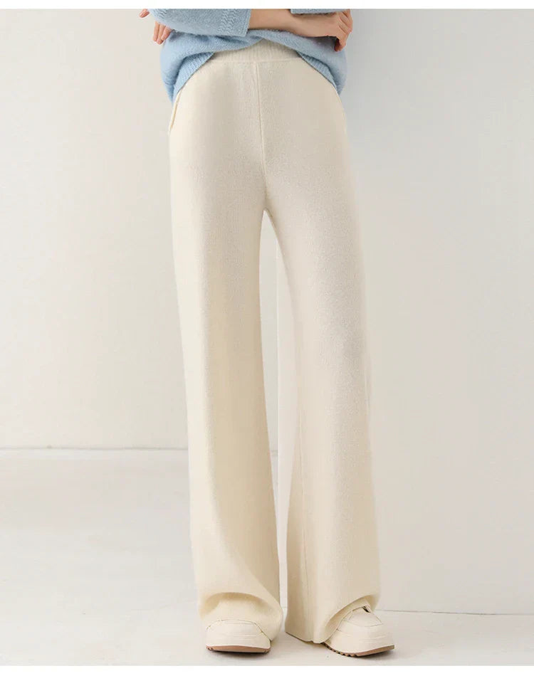Randee - Merino Damenhose Mit Hohem Bund
