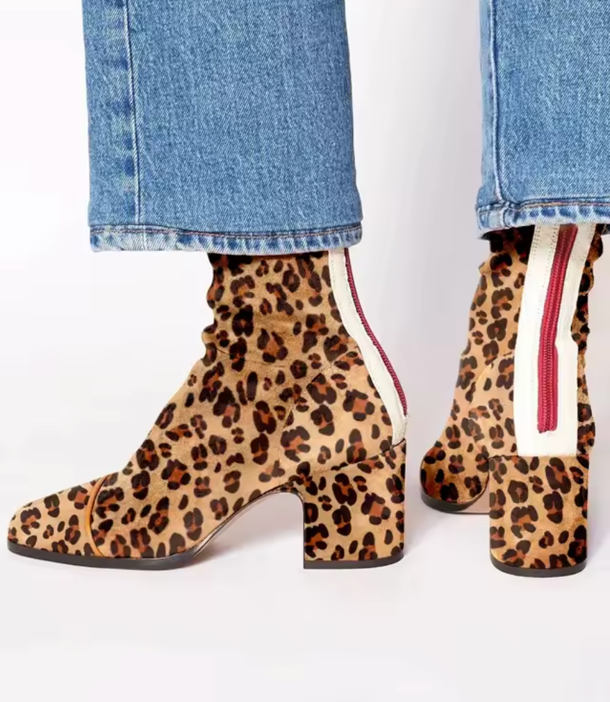 Pamelis - Damen Stiefeletten Mit Blockabsatz
