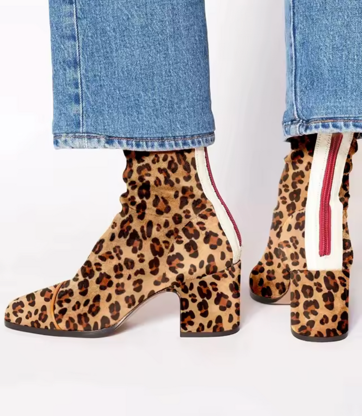 Pamelis - Damen Stiefeletten Mit Blockabsatz